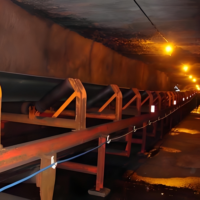 Transportador de correia subterrânea